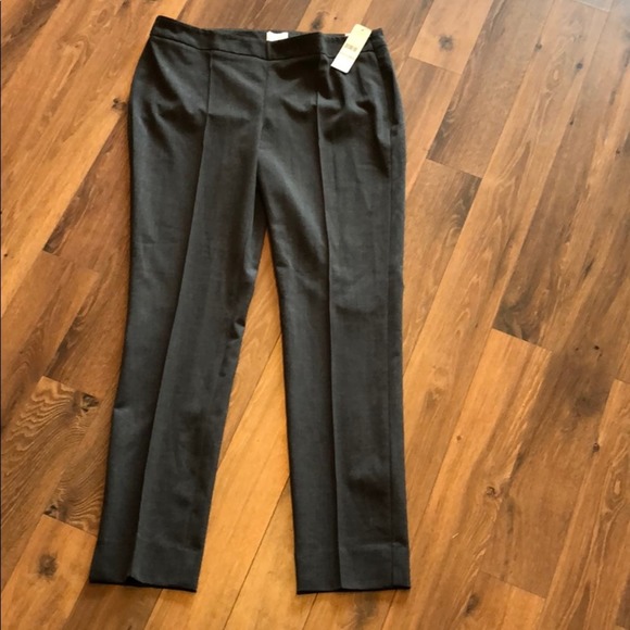 Laundry By Shelli Segal Pants - LAUNDRY BY SHELLI SEGAL Gray Side zip pants size 10 work wear ships same day